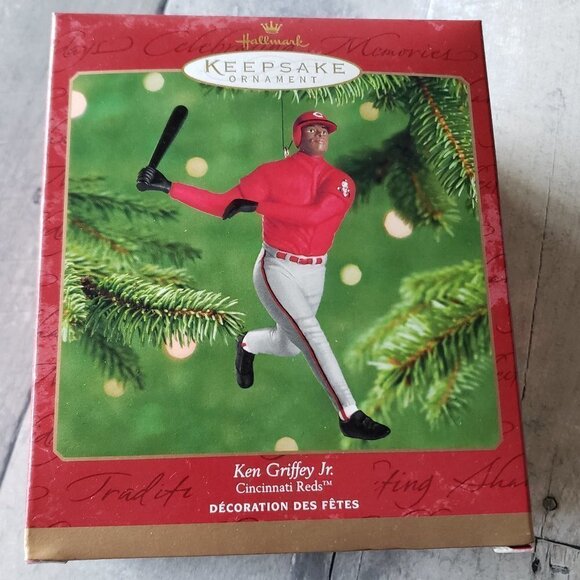 NWT - 2000 At the Ballpark Complement Ken Griffey Jr. Hallmark Keepsake Ornament - Picture 1 of 1